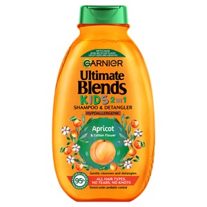 Garnier Ultimate Blends 2-in-1 Kids Oat Milk & Rice Cream No Tears Shampoo