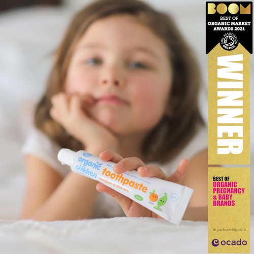 Organic Children Mandarin & Aloe Vera Fluoride Toothpaste
