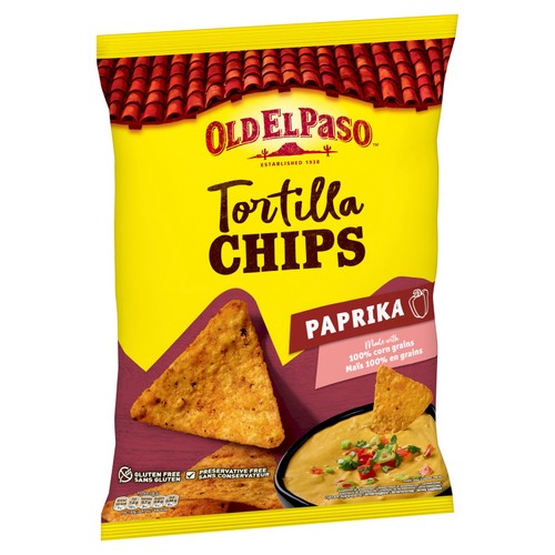 Old El Paso Paprika Flavour Tortilla Chips