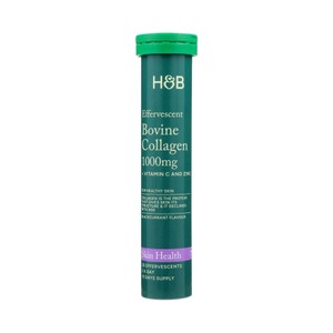 Holland & Barrett Bovine Collagen & Vit C Effervescent Tablets Blackcurrant
