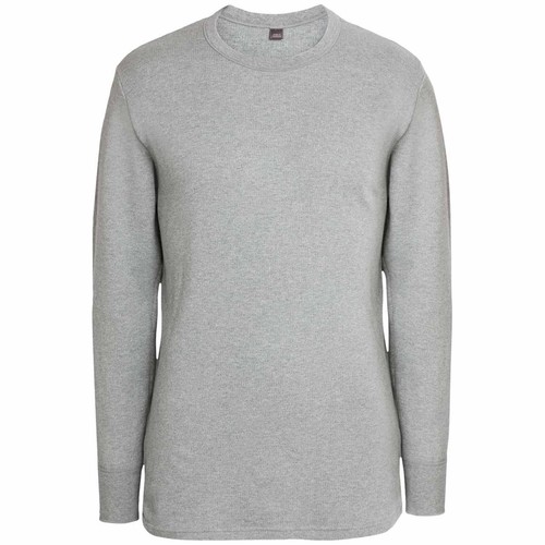 M&S Mens Heatgen Thermal Long Sleeve Top, XXL, Grey