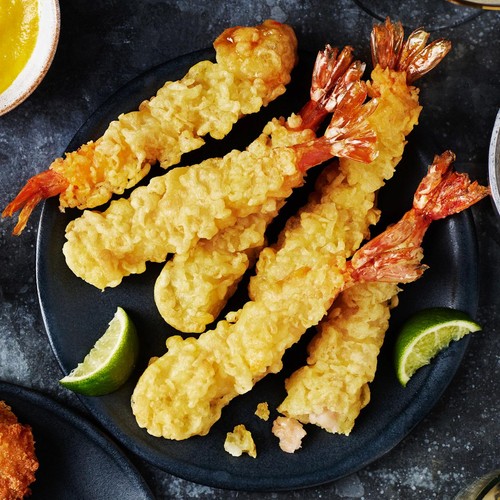 M&S 10 Tempura Tiger Prawns Frozen