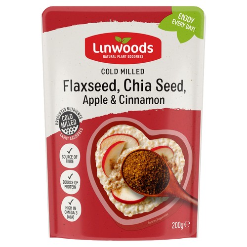 Linwoods Milled Flax, Chia Seeds, Apple & Cinnamon