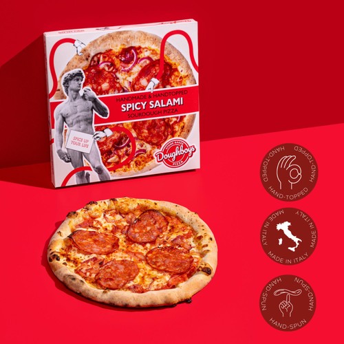 Doughboys Spicy Salami Pizza