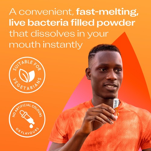 Bio-Kult Everyday Fast Dissolve Probiotic Powder Stick, Peach