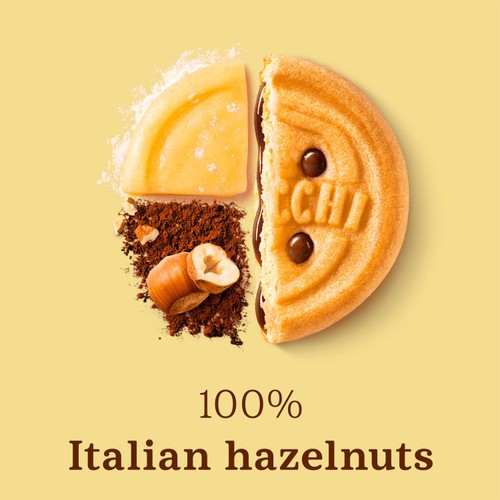 Mulino Bianco Baiocchi Biscuits with Hazelnut Cocoa Filling