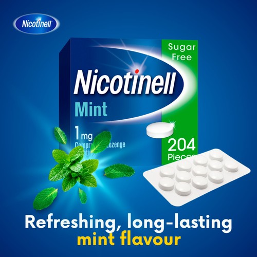Nicotinell Nicotene Lozenge Stop Smoking Mint 1mg Sugar Free