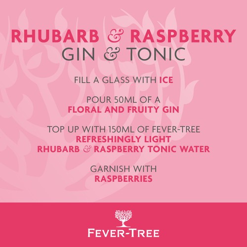Fever-Tree Light Rhubarb & Raspberry Tonic 