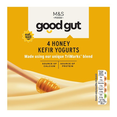 M&S Good Gut Honey Kefir Yogurts Multipack