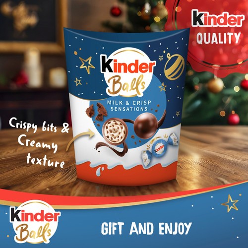 Kinder Choco Balls Milk & Crisp Sensations