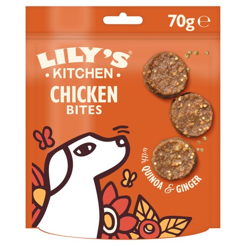 Lily's Kitchen Chomp Away Chicken Bites Dog Treats