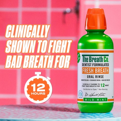 The Breath Co. Alcohol Free Mouthwash Mild Mint