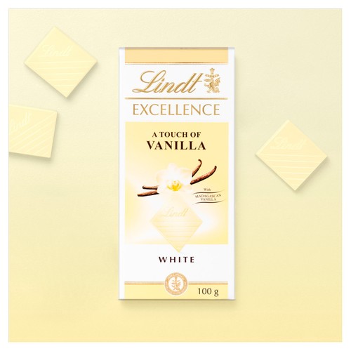 Lindt Excellence Natural Vanilla White Chocolate Bar