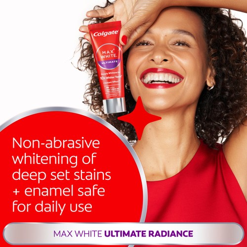 Colgate Max White Ultimate Radiance At Home Teeth Whitening Toothpaste