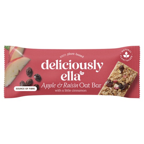 Deliciously Ella Apple, Raisin & Cinnamon Oat Bar case