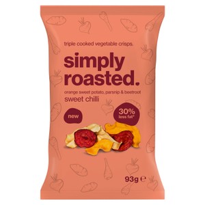 Simply Roasted Mixed Vegetable Crisps Sweet Chilli