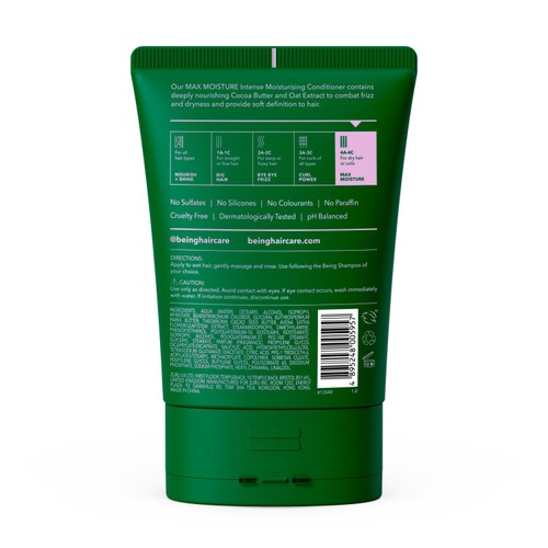 Being MAX MOISTURE Intense Moisturising Conditioner