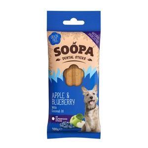 Soopa Apple & Blueberry Dental Sticks