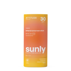 ATTITUDE Sunly - Sunscreen Stick - Tropical - 30 SPF