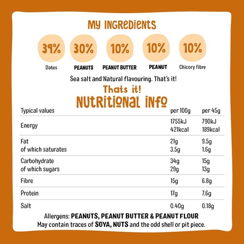nakd. Protein Peanut Butter Bars Multipack