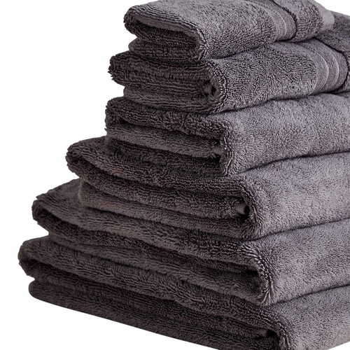 M&S Egyptian Cotton 650GSM Bath Sheet, Charcoal