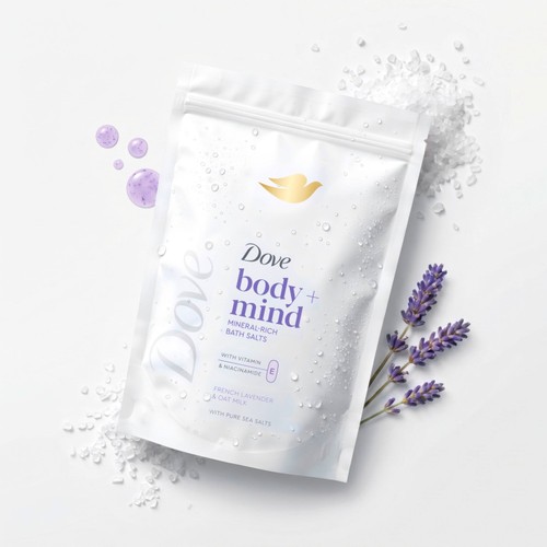 Dove Body + Mind French Lavender & Oat Milk Bath Salts