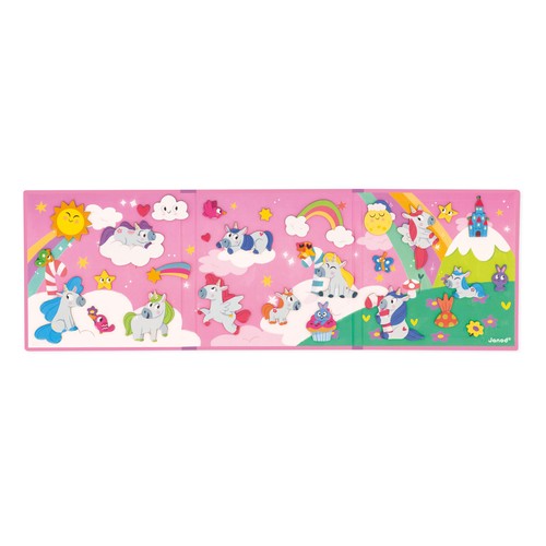 Unicorns, Magneti'stories, Magnetic Book With 30 Magnets