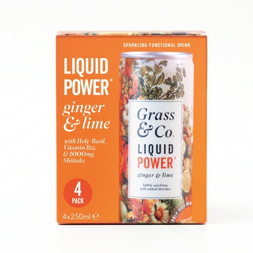 Grass & Co. Liquid POWER Shiitake Nootropic Drink