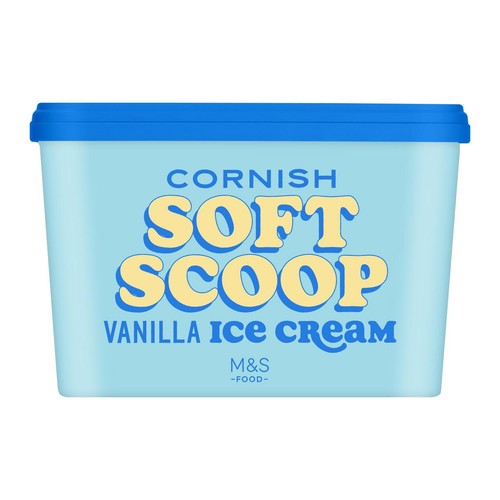 M&S Cornish Soft Scoop Vanilla Ice Cream
