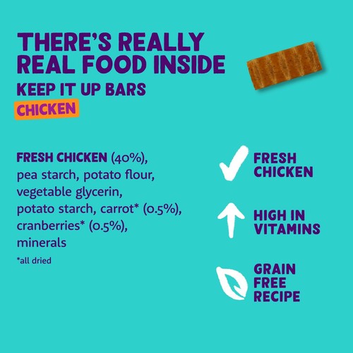 Edgard & Cooper Fresh Dog Treat Bar Grain Free Chicken