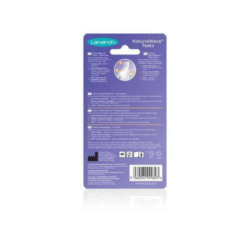 Lansinoh Silicone Bottle Teats Slow Flow