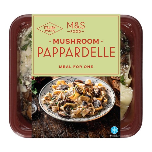 M&S Mushroom Pappardelle Serves 1