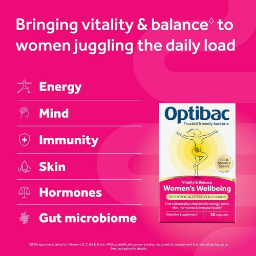 Optibac Probiotics Women's Wellbeing