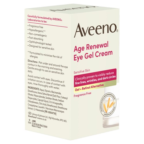 Aveeno Age Renewal Anti-Age Eye Cream Gel