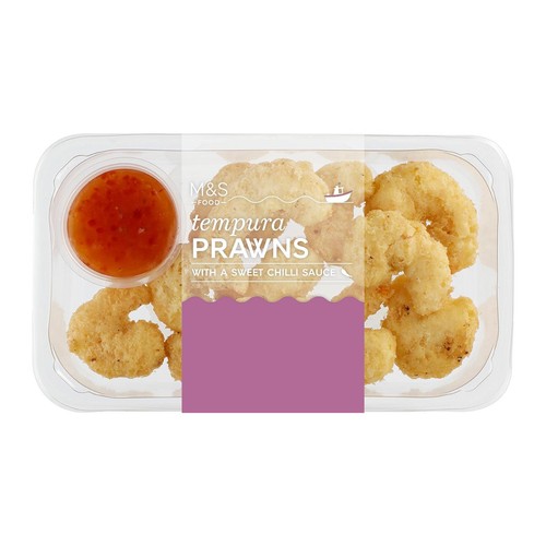 M&S Tempura Prawns with Sweet Chilli Sauce