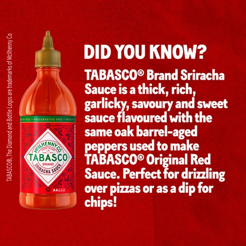 Tabasco Sriracha Hot Chilli Sauce