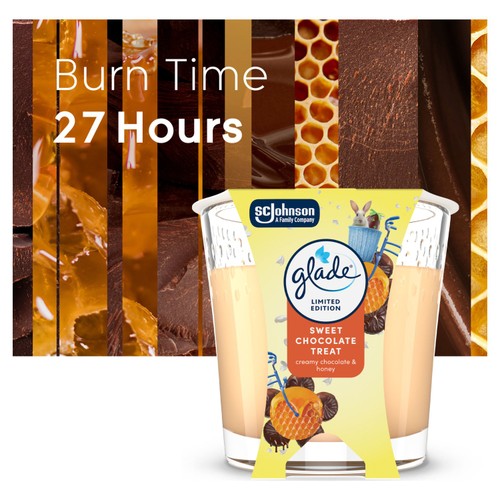 Glade Scented Candle Sleeved Sweet Chocolate Treat 112g