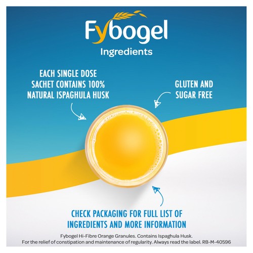 Fybogel Hi Fibre Orange Constipation Relief