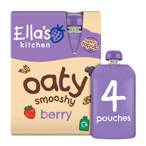 Ella's Kitchen Oaty Berry Smoothie Baby Pouch 12+ Months