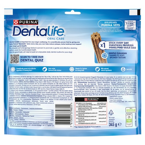 Dentalife Medium Dental Chicken Dog Chews 