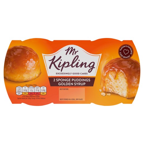 Mr Kipling Golden Syrup Sponge Pudding Desserts