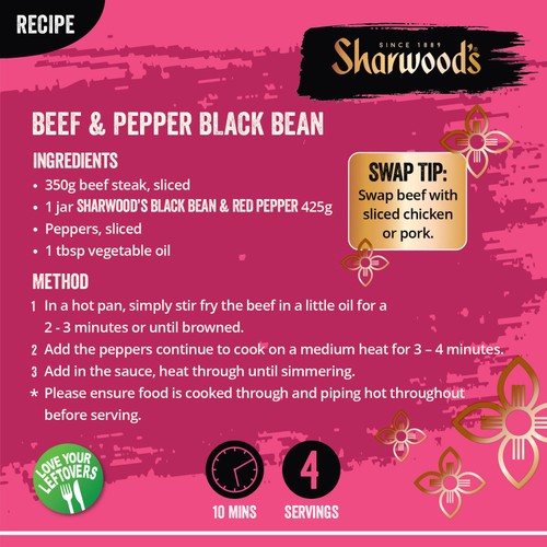 Sharwood's Stir Fry Black Bean & Red Pepper Cooking Sauce