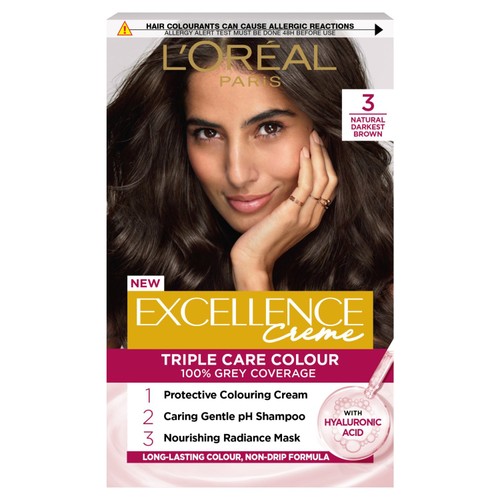 L'Oreal Excellence Natural Darkest Brown 3