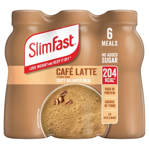 SlimFast Cafe Latte Milkshake Multipack 