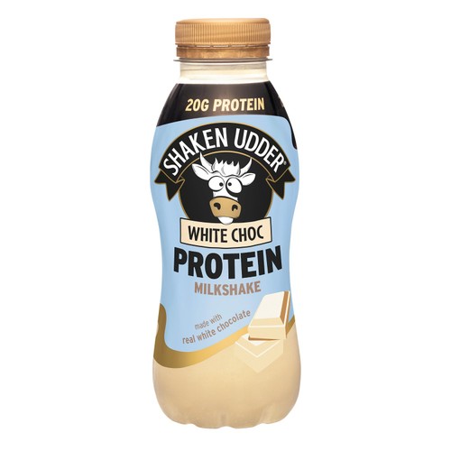 Shaken Udder White Chocolate Flavoured Protein Milkshake