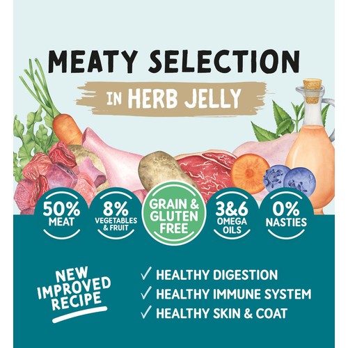 Naturo Adult Dog Grain & Gluten Free Variety Cans in Jelly