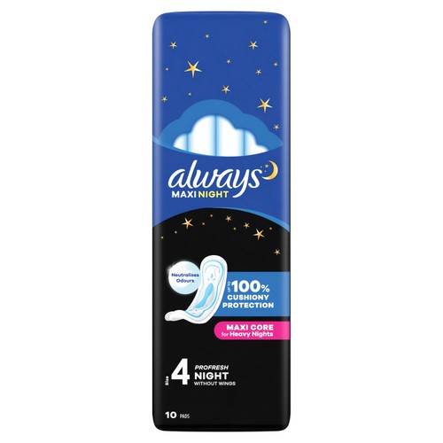 Always Sanitary Towels Maxi Night 