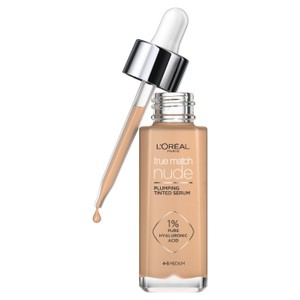 L'Oreal Paris True Match Plumping Tinted Skin Serum, 4-5 Medium