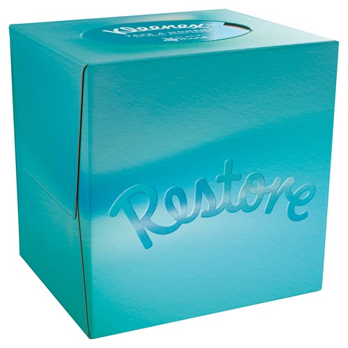 Kleenex Collection Cube Facial Tissues - Single Box