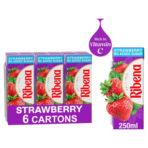 Ribena Stawberry Juice Cartons